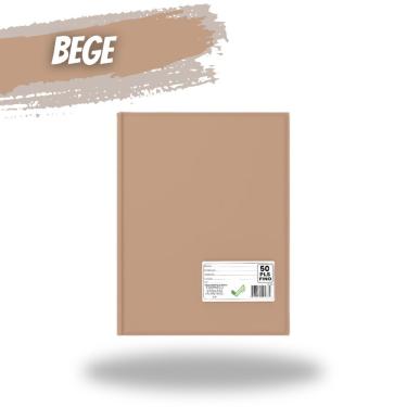 Imagem de Pasta Catálogo Organizadora A4 OEM com Visor 50 Envelopes para Documentos Tamanho A4 1 Unidade Bege