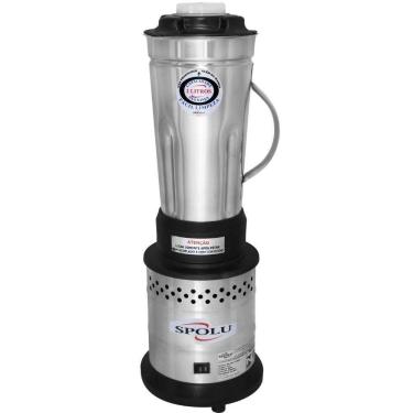 Imagem de Liquidificador Economy Alta Rotação 2 Litros Inox Spl022eco Spolu 220V