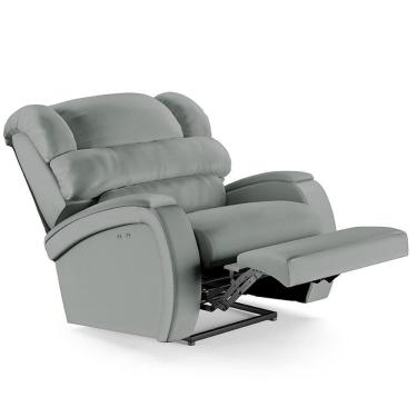 Imagem de Poltrona Do Papai Reclinável Kalie Power Touch Usb Fh9 Pu Cinza - Mpozenato