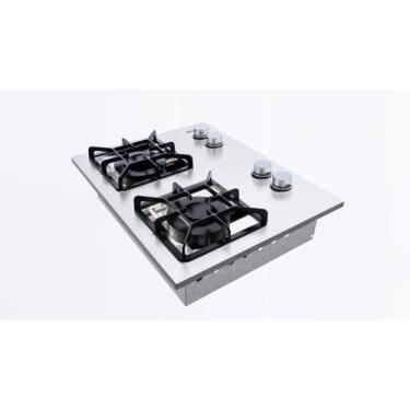 Imagem de Cooktop inox industrial de embutir chama dupla - SEVEFORT GRILL