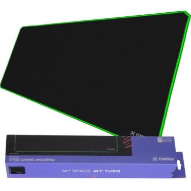 Imagem de Mouse Pad Gamer Speed Borda Costurada Verde P/ Mouse Fps Razer  Logite