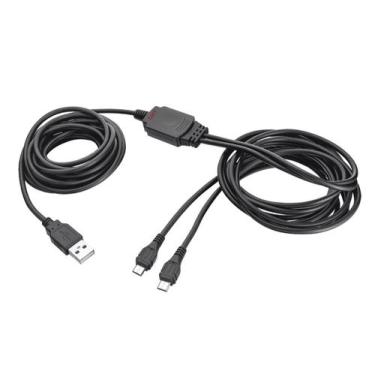 Imagem de Cabo Compatível Ps4 Trust Micro-usb Duo Charge Cable Gxt 222 - YESGAME