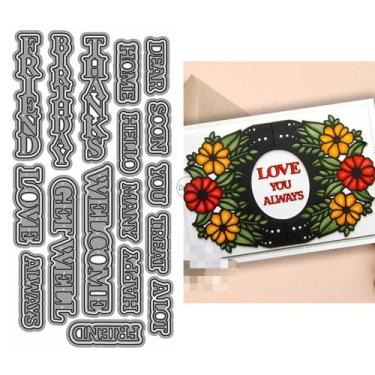 Imagem de Conjunto de matrizes de corte DzIxY Love You Always para cartões