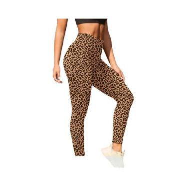 Imagem de Leggings Femininas De Cintura Alta Com Controle De Abdômen, Super Maci
