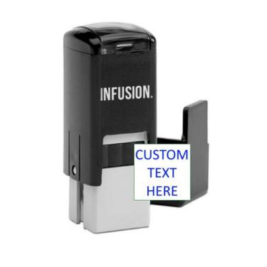 Imagem de Carimbo Automático Quadrado Personalizado Pequeno Infusion