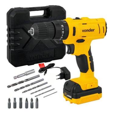Imagem de Parafusadeira Furadeira Com Impacto Sem Fio Vonder Pfv120i, 12 V