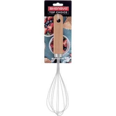 Imagem de Fouet Home&Co 25x6x6cm INOX Natural para Cozinha Armazenamento e Alime