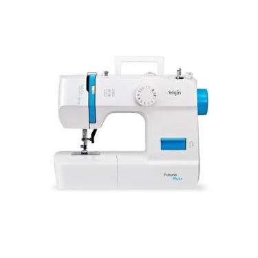 Imagem de Máquina de Costura Portátil Elgin Futura Plus X2052 12 Pontos Branca