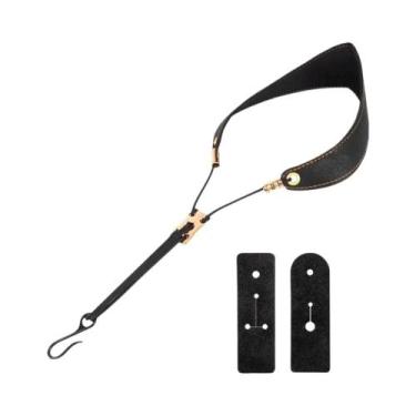 Imagem de Alça De Pescoço Ergonômica Ajustável Para Clarinete E Saxofone Alto, T