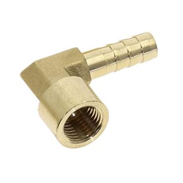Imagem de 6~16mm Mangueira Barb x 1/2 Fêmea Rosca 90 Graus Cotovelo Latão Farpado Encaixe Acoplador Adaptador Para Combustível Gás Água Cobre, 1/4 ", 12mm