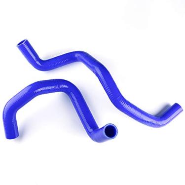 Imagem de LUXERAD Tubo de refrigeração de 3 camadas de 4,5 mm de desempenho de silicone para YO TA CELICA GT/GT-S/ZZ T230 00-05 (azul)