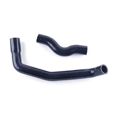 Imagem de LUXERAD Mangueira de silicone de desempenho de 3 camadas 4,5 mm para Nissan Skyline GTM GTST ECR32 R32 RB20DET 89-93 (preta)
