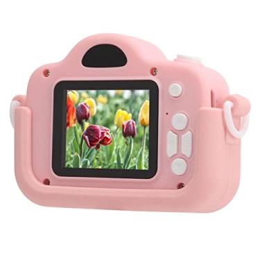 Imagem de FEIP Câmera infantil, câmera digital infantil antiderrapante MP3 Play para crianças para atividade escolar (rosa)