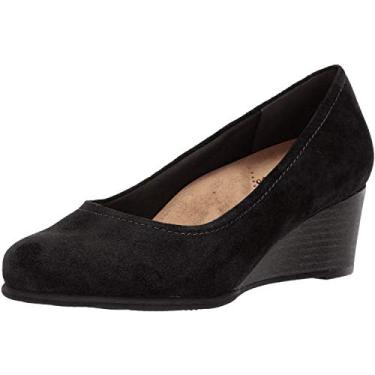 Imagem de Trotters Winnie Pump feminino, Camurça preta, 7.5 Narrow