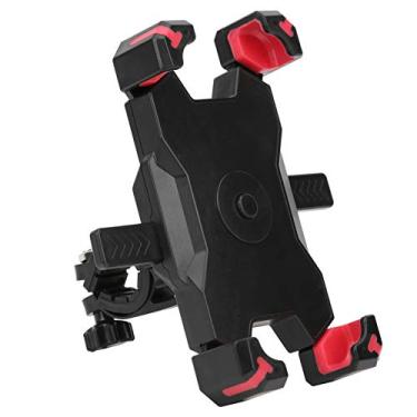 Imagem de Suporte de telefone de bicicleta à prova de choque, suporte de navegação de ciclismo, para bicicleta de ciclismo de carro(vermelho)