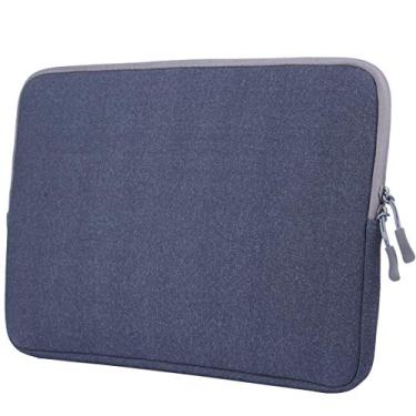 Imagem de CHAJIJIAO Capa ultrafina para MacBook Pro 15,4 polegadas, bolsa macia e portátil, capa traseira para tablet (cor: cinza)