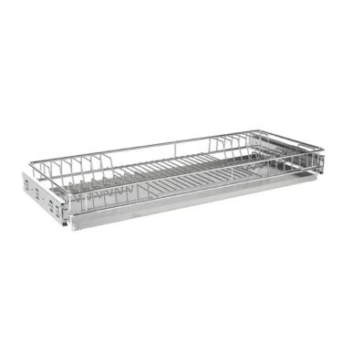 Imagem de Escorredor De Pratos Deslizante 570x75x270mm Mód 600mm Inox