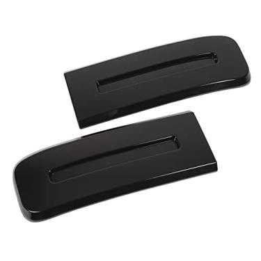 Imagem de Protetor da lanterna traseira, tampa decorativa da lanterna traseira com resistência à temperatura preto esfumaçado à prova d'água 2 peças/conjunto para exterior do carro