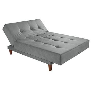 Imagem de Sofá Cama Jade 3 Lugares Retrátil Reclinável Cinza