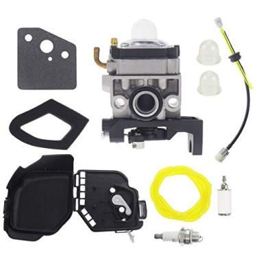 Imagem de 531008681 Carburador para Husqvarna 224 L 324 HDA 55X 324 LDX 324 LX 324 RX 324HDA 55x 524 R Soprador Aparador de Cerca Viva com Limpador de Filtro de Ar e Kit de Montagem da Tampa