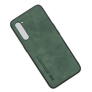 Imagem de Kepuch Silklike Capa para Oppo K7/Find X2 Lite/Reno 3 5G - Case Placa de Metal Embutida para Oppo K7/Find X2 Lite/Reno 3 5G - Verde