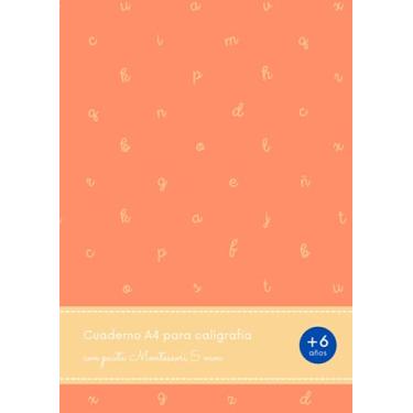 Imagem de Cuaderno A4 para caligrafía con pauta Montessori 5 mm: Libreta pauta Montessori 5 mm | Caligrafía para niños +6 años | 80 páginas pautadas en blanco para escritura
