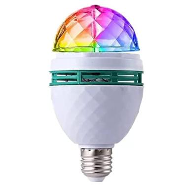 Imagem de Lâmpada Led Globo Colorida Rotativa Giratória Festa Boate + Soquete PREMIUM, GOLLATE(‎ILU.20645)