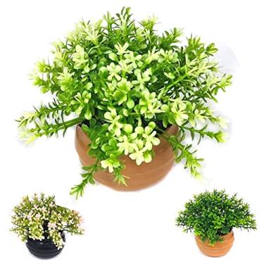 Imagem de decoração planta artificial decorativa vaso vasinho flor A plantas decoração (VA7005_vdc)