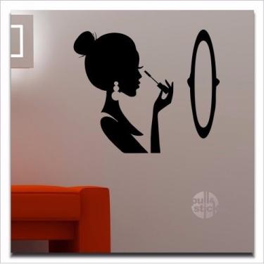 Imagem de Adesivo Parede Salão Beleza Maquiagem Makeup