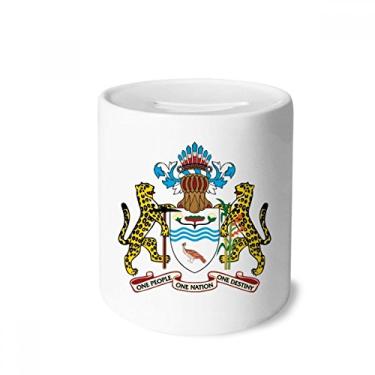 Imagem de DIYthinker Porta-moedas com emblema nacional Guyana América do Sul Porta-moedas de cerâmica presente