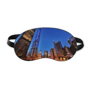 Imagem de City Stars Night Sky Sleep Eye Shield Soft Night Vlindfold Shade Cover