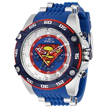 Imagem de Invicta Relógio masculino de quartzo DC Comics Superman 29121, 400, 52 mm, Relógio de quartzo