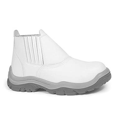 Imagem de Botina de elastico bico aço (branca) N° 46