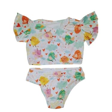 Imagem de Biquini Juvenil Manga Curta c/ Babados