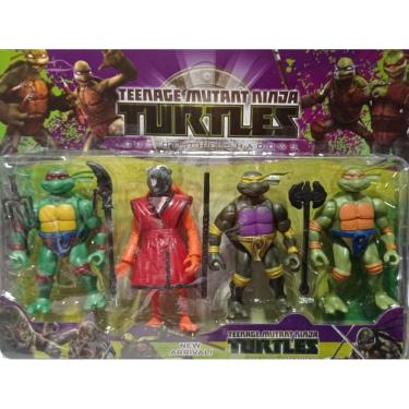 Imagem de Bonecos Kit Cartelado Tartaruga s ninja,lindo Bonecos Articulados Lindo,top Top