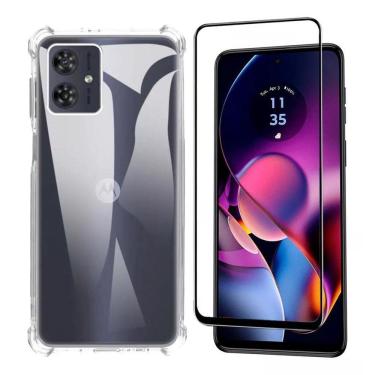 Imagem de Capa Anti Queda Moto G54 + Película Hidrogel