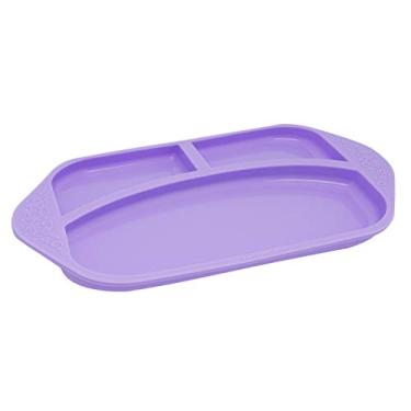 Imagem de Marcus e Marcus Willo the Whale Prato com Divisoria em Silicone, Roxo, 12+ Meses