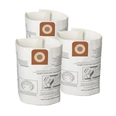 Imagem de CRAFTSMAN CMXZVBE38749 Sacos de coleta de poeira para aspirador de pó seco e úmido genuíno para a maioria dos aspiradores CRAFTSMAN Shop de 16 e 20 galões, coleta apenas detritos secos, reduz o tempo