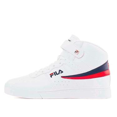 Imagem de Fila Tênis feminino Vulc 13, Branco/azul marinho/vermelho, 37