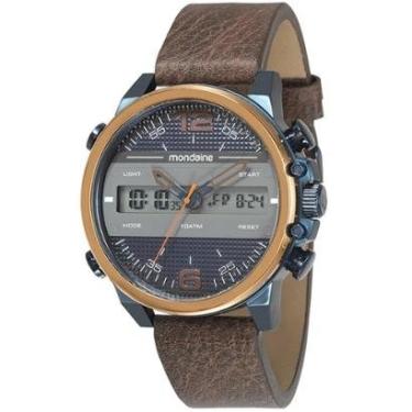 Imagem de Relógio Mondaine Couro Andigi Masculino-Masculino