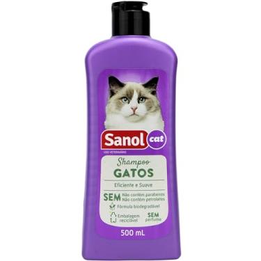 Imagem de Sanol Dog Shampoo De Pêlos Para Gatos 500 Ml Roxo