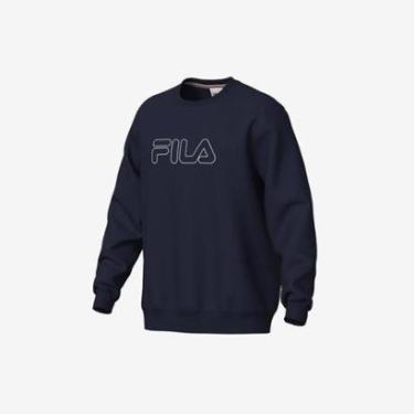 Imagem de Moletom Fila Classic Winter Outline Masculino Preto-Masculino