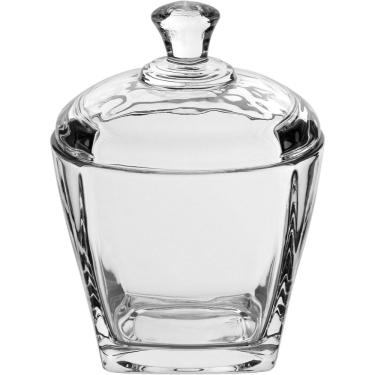 Imagem de POTICHE BALEIRO BOMBONIERE HOME&CO VIDRO 12x9x9cm TRANSPARENTE