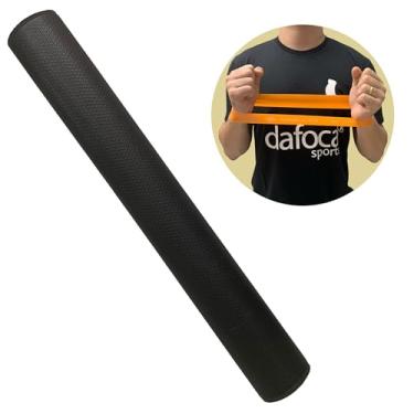 Imagem de Kit Rolo Massagem Liberação Miofascial 90cm DF1063 Preto + Mini Band Média