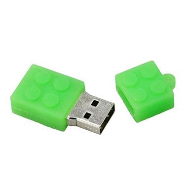 Imagem de Blocos de construção de 16 GB modelo USB Flash Drive USB 3.0 dispositivo de armazenamento USB Flash Disk USB Drive USB 3.0 Memory Stick USB Stick U Disk Pen Drive USB Flash Memory USB Disk - Verde
