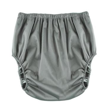 Imagem de Generic Roupa íntima à prova de vazamento para adultos para incontinência, capa de fralda reutilizável, cuecas laváveis e à prova d'água para idosos, idosos e, L