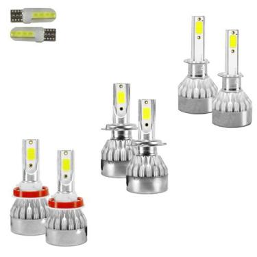 Imagem de Kit ultra led volkswagen amarok 2011/2022 20000 lúmens 6500k (h1h7h11)