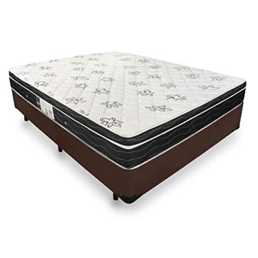 Imagem de Cama Box + Colchão De Molas - Ortobom - Physical Nanolastic (Marrom, Viúva)