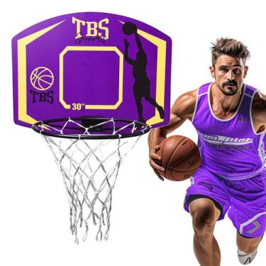Imagem de Tabela Basquete À Prova Dágua Aro 41cm C/ Rede Reforçada - Triboshop, 