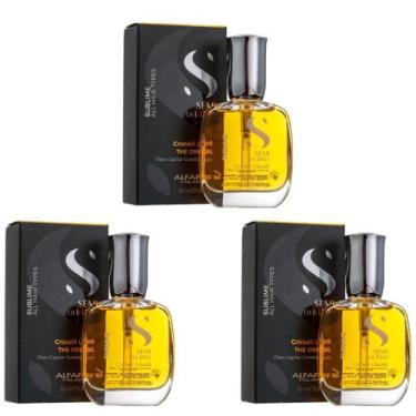 Imagem de 3 Óleos Alfaparf Semi Di Lino Cristalli Liquid 30ml